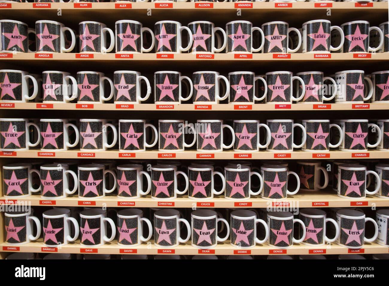 Gift shop, Hollywood Blvd., Los Angeles, California, United States of