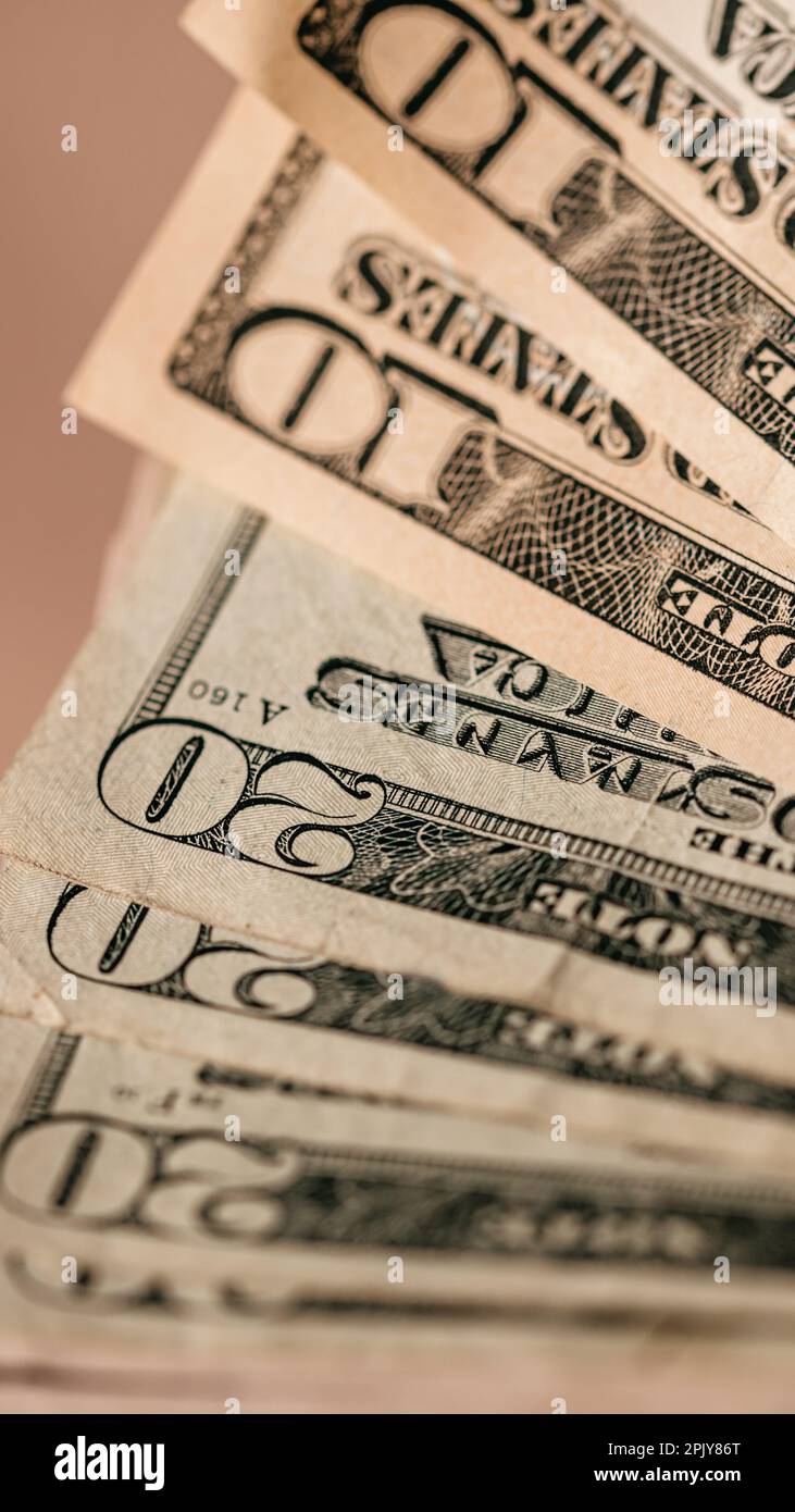 US dollar currency. USD inflation, US money Stock Photo Alamy