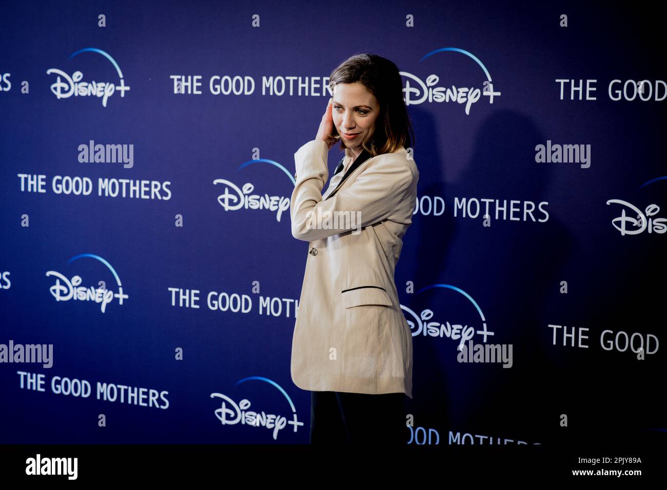 Rome, Italy, 04th April 2023,  Barbara Chichiarelli attends the photocall of 'The Good Mother' at The Space Cinema Moderno.(Photo credits: Giovanna On Stock Photo
