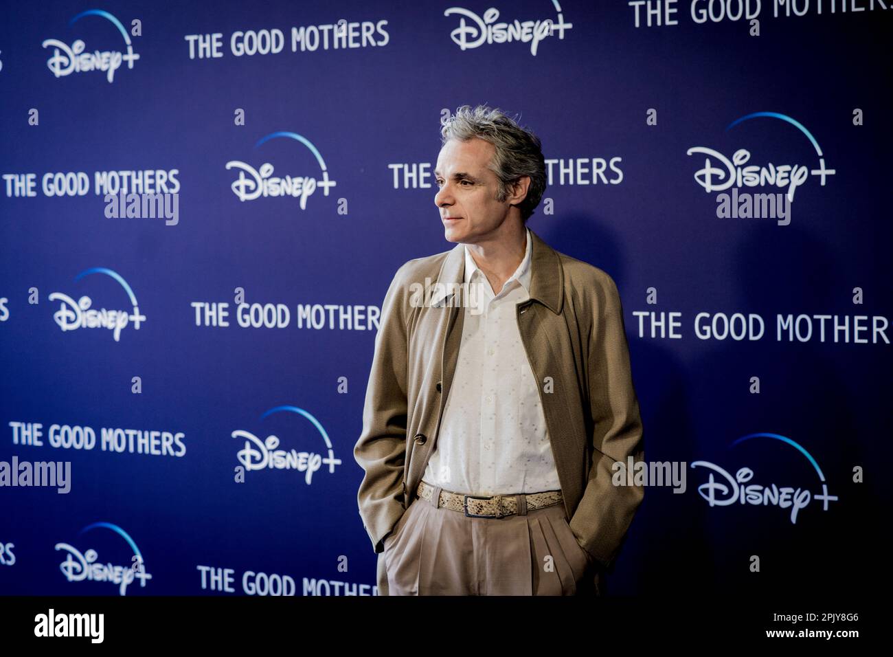Rome, Italy, 04th April 2023,  Francesco Colella attends the photocall of 'The Good Mother' at The Space Cinema Moderno.(Photo credits: Giovanna Onofr Stock Photo