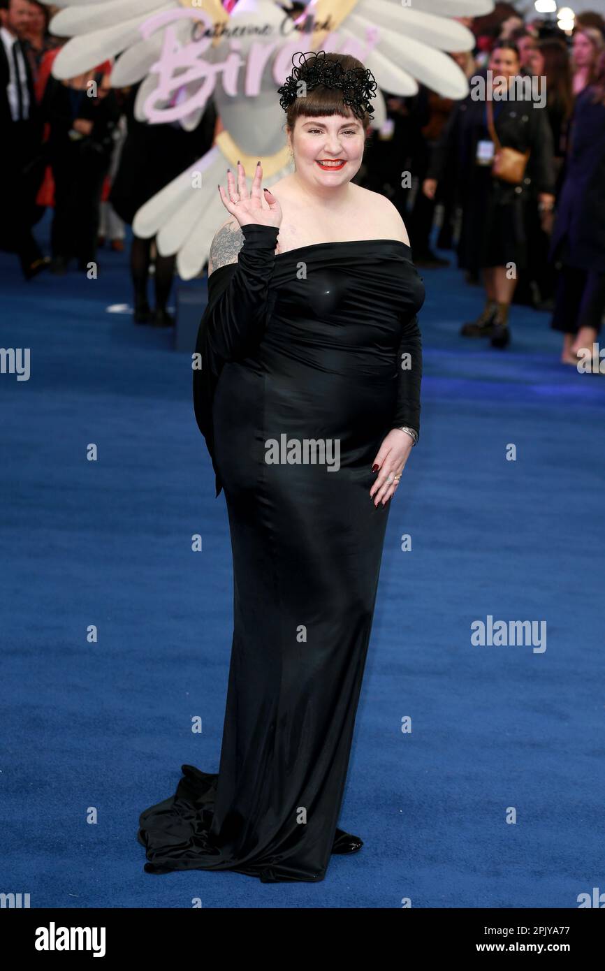 London, UK. 20th Sep, 2022. Lena Dunham attends the 'Catherine Called Birdy' UK premiere at The Curzon Mayfair London. (Photo by Fred Duval/SOPA Images/Sipa USA) Credit: Sipa USA/Alamy Live News Stock Photo