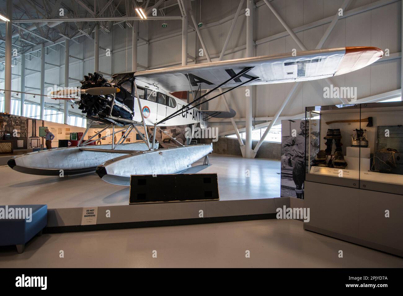 Fairchild 71C at the Royal Aviation Museum of Western Canada in Winnipeg, Manitoba, Canada Stock Photo