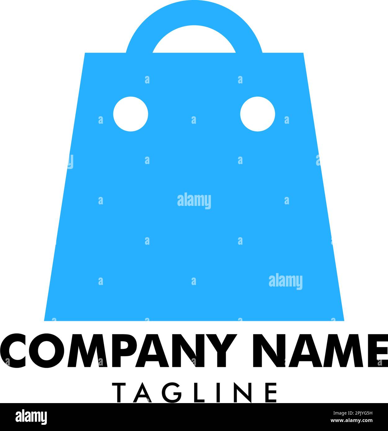 Shopping Bag Vector Logo Design Stock Vector Image & Art Alamy