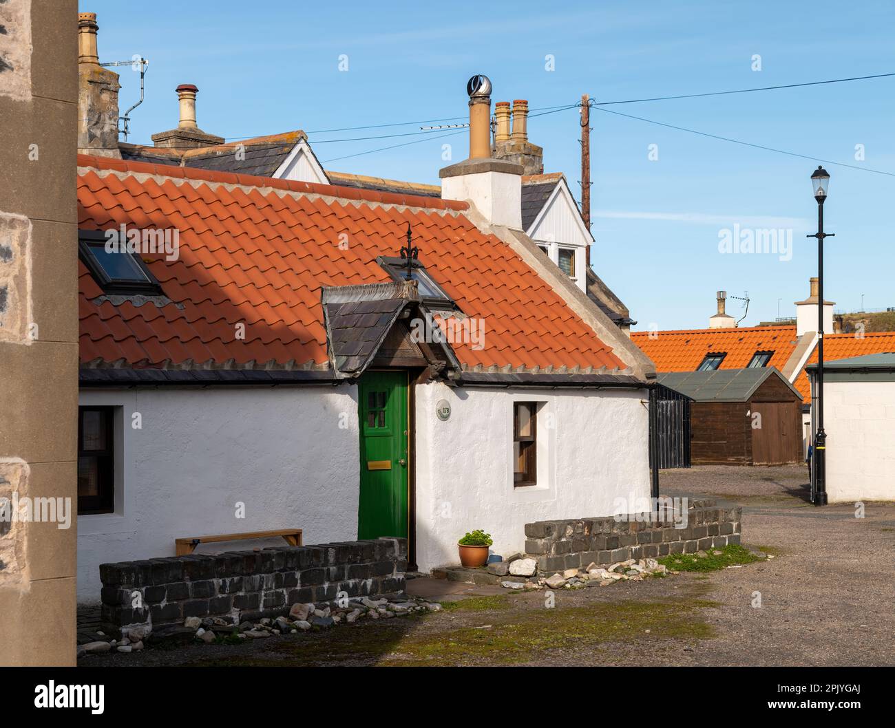 3 April 2023. Seatown,Cullen,Moray,Scotland. This is some street