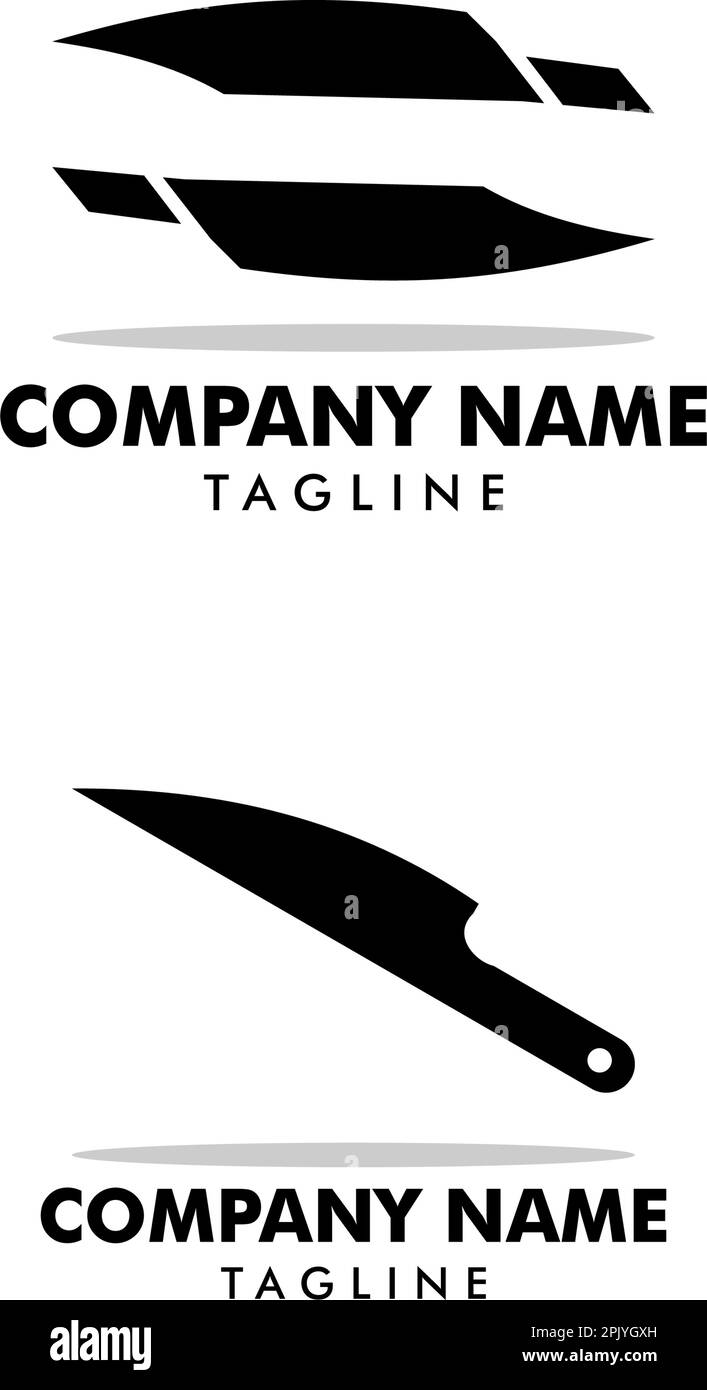 Set of Knife logo icon designs vector Stock Vector Image & Art Alamy