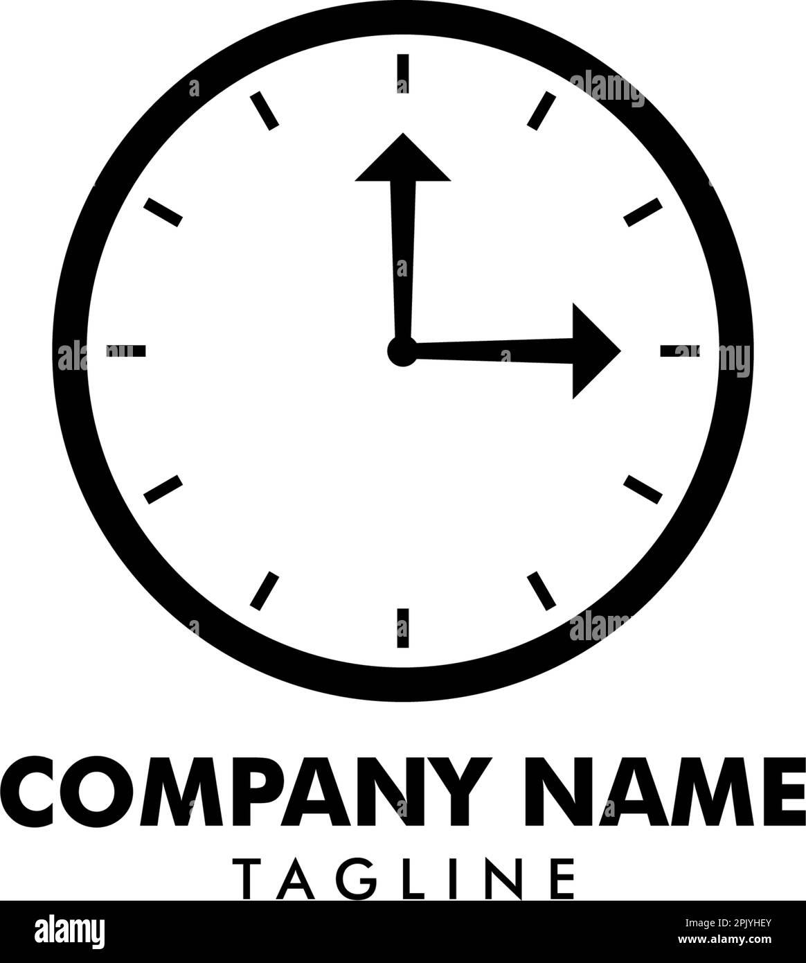 Time clock logo design template Stock Vector Image & Art Alamy