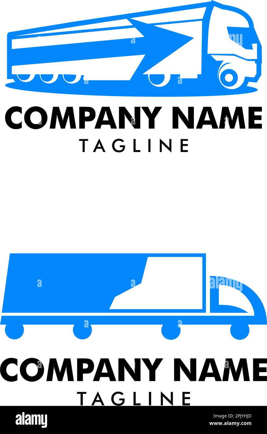 Set of Truck Delivery Cargo Logo design vector template Stock Vector ...