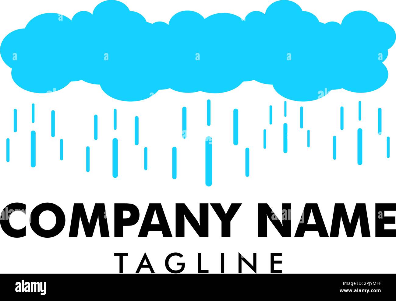 Rain Logo design vector template Stock Vector Image & Art - Alamy