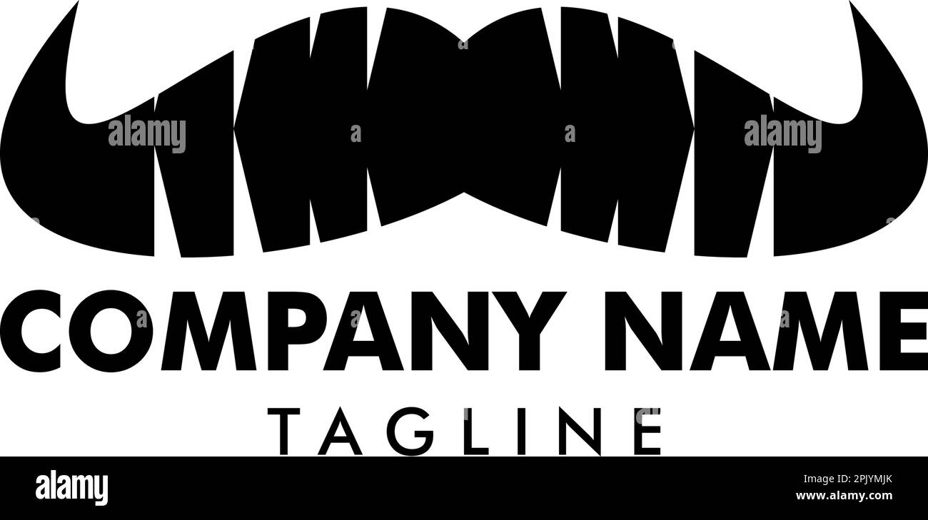 Mustache Man Logo Template Design Stock Vector Image & Art Alamy