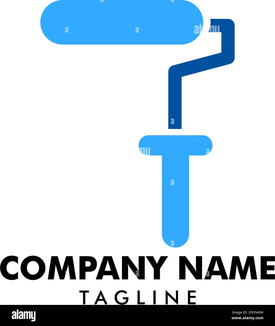 Painting roll icon logo element illustration Stock Vector Image & Art