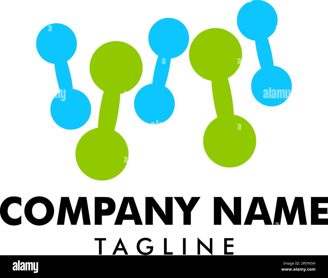 Molecule logo template vector icon illustration Stock Vector Image ...