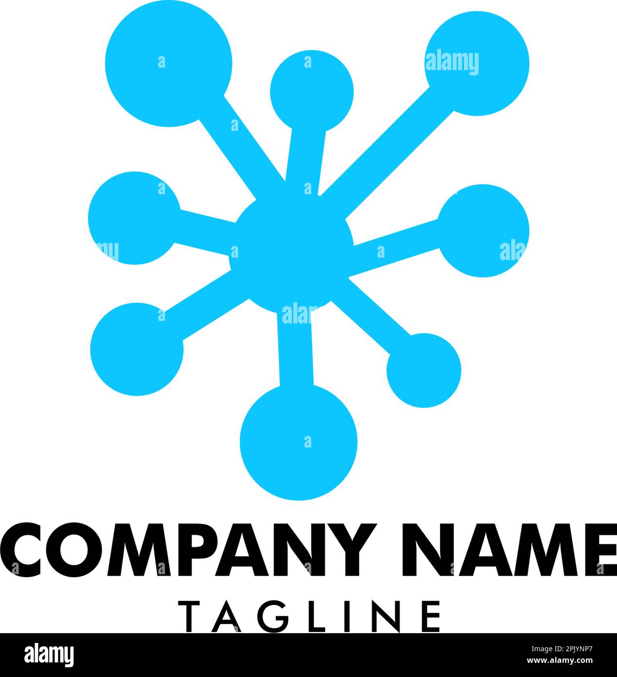Molecule logo template vector icon illustration Stock Vector Image ...