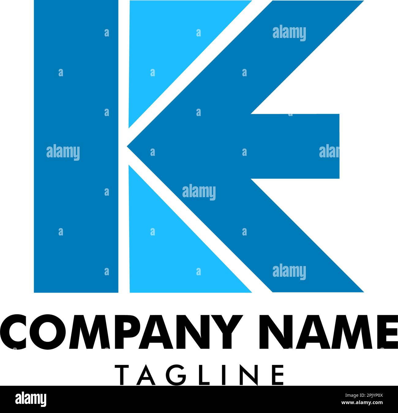 Letter K Arrow Logo Design Template Element Stock Vector Image & Art ...