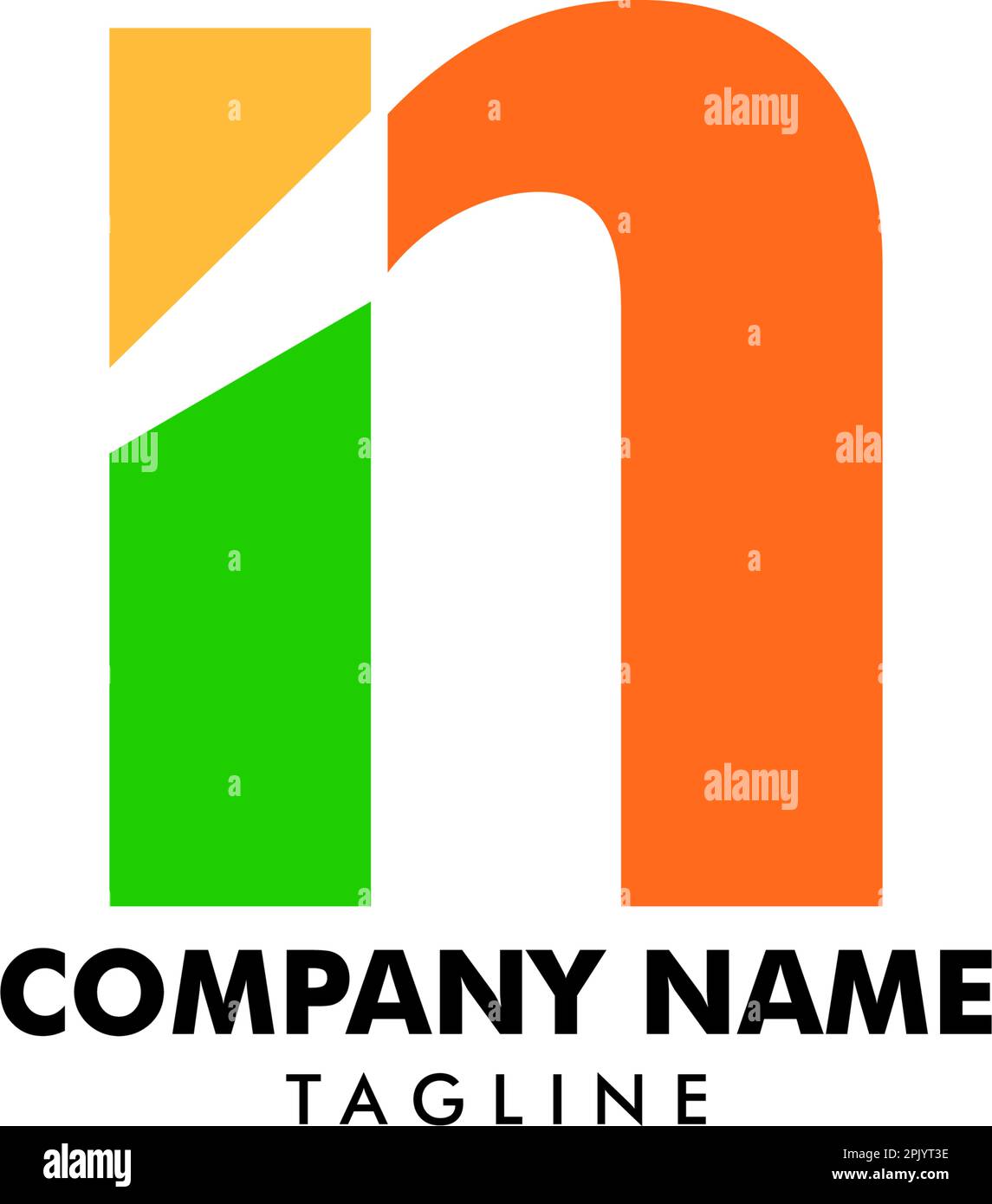 Initial Letter IN Logo Template Design Stock Vector Image & Art - Alamy