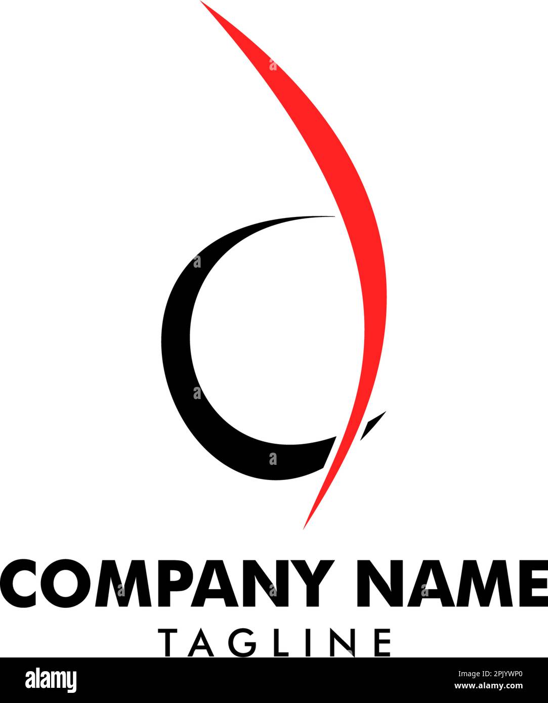 Initial Letter D Logo Design Template Stock Vector Image & Art - Alamy