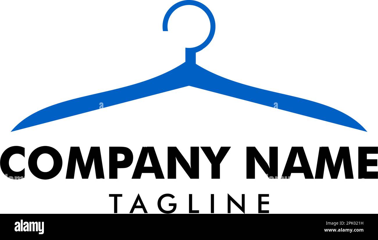 Hanger Logo, Clothing Logo, Apparel Logo, Boutique logo, Store logo,  Business logo, Ropa logo, Clothes Logo, Watercolor Logo, DIY logo