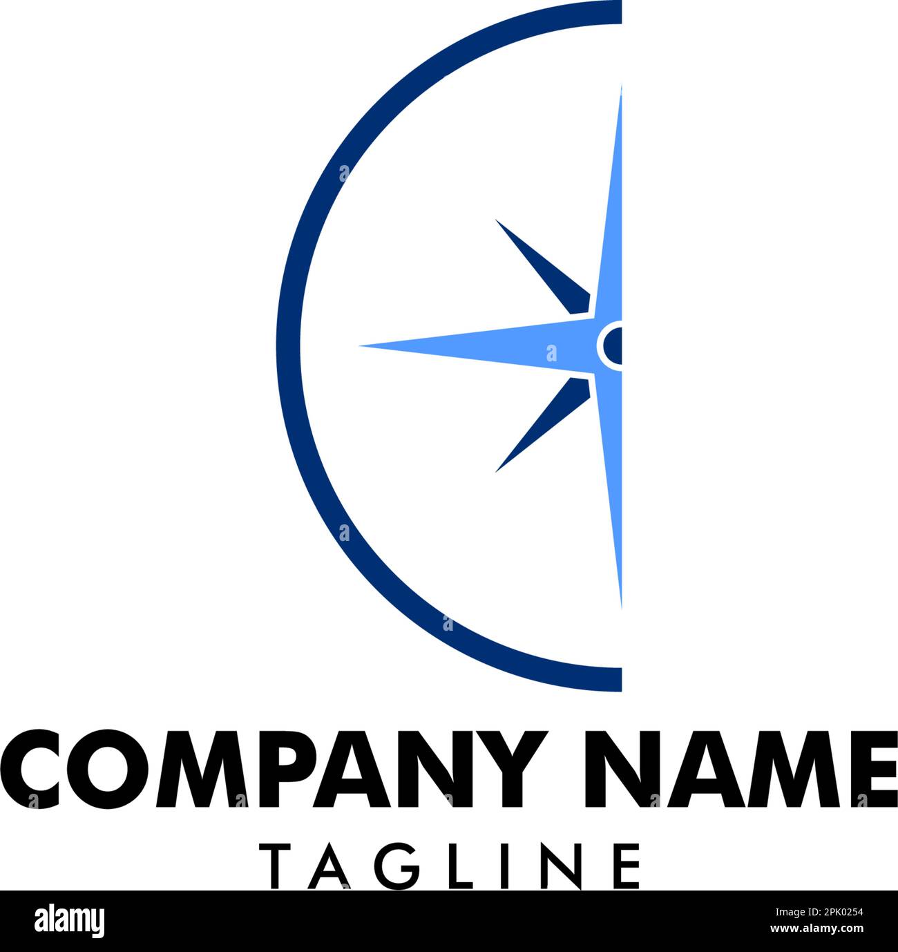 Compass Logo Template vector icon illustration design Stock Vector