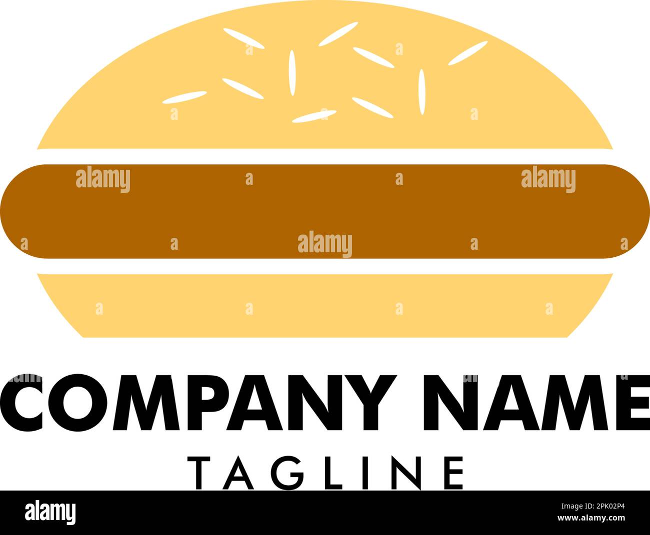 Burger Logo Design Stock Vector Image & Art Alamy