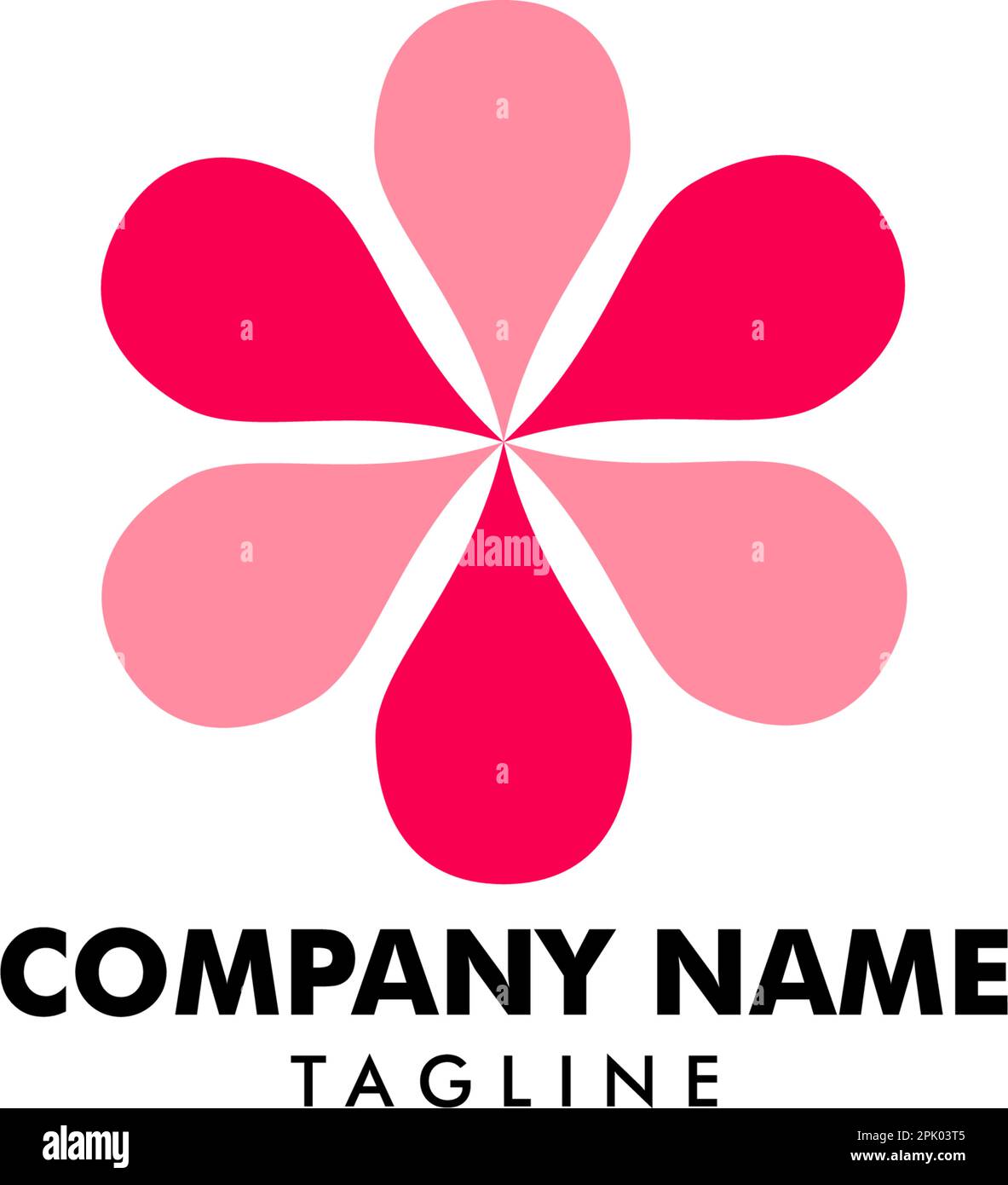 Abstract flower logo icon design Stock Vector Image & Art - Alamy