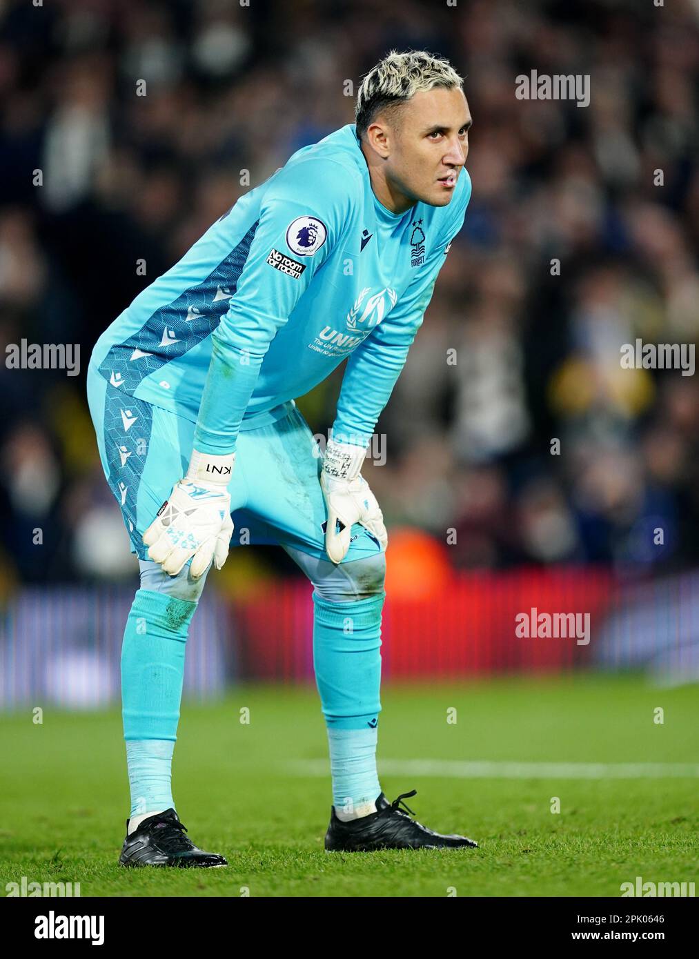 Goakeeper Navas Nottingham Forest goalkeeper Keylor Navas during the Premier League ...
