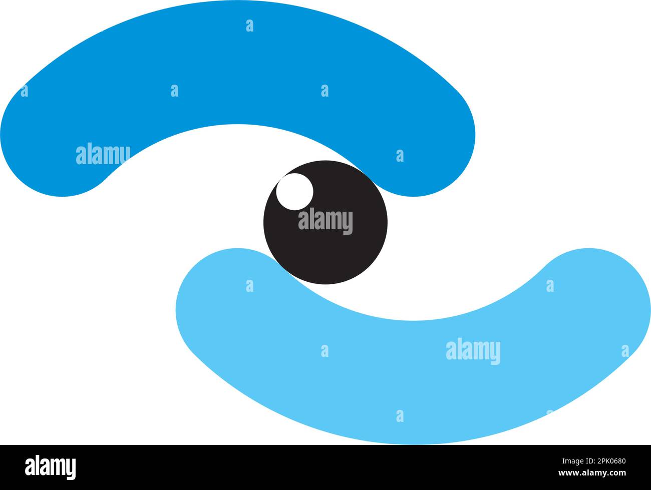 eye logo optical vision logo vector icon design Stock Vector