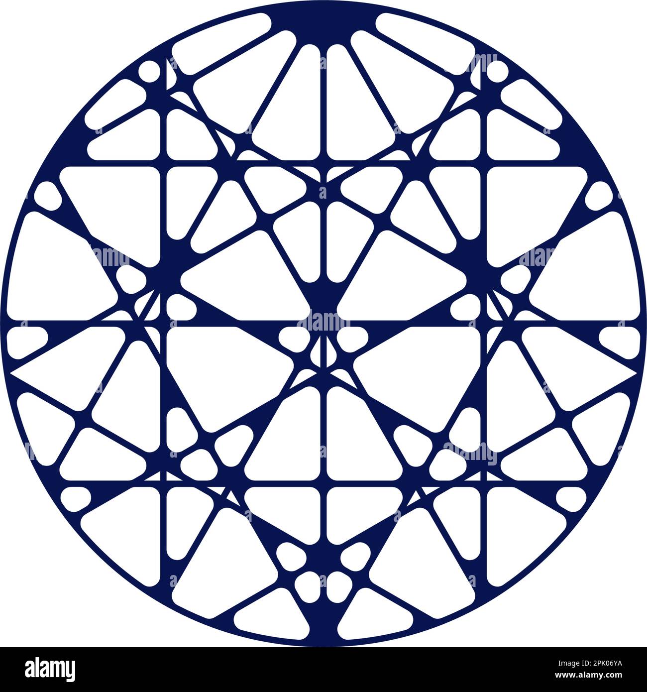 abstract network connection logo circle icon vector design Stock Vector