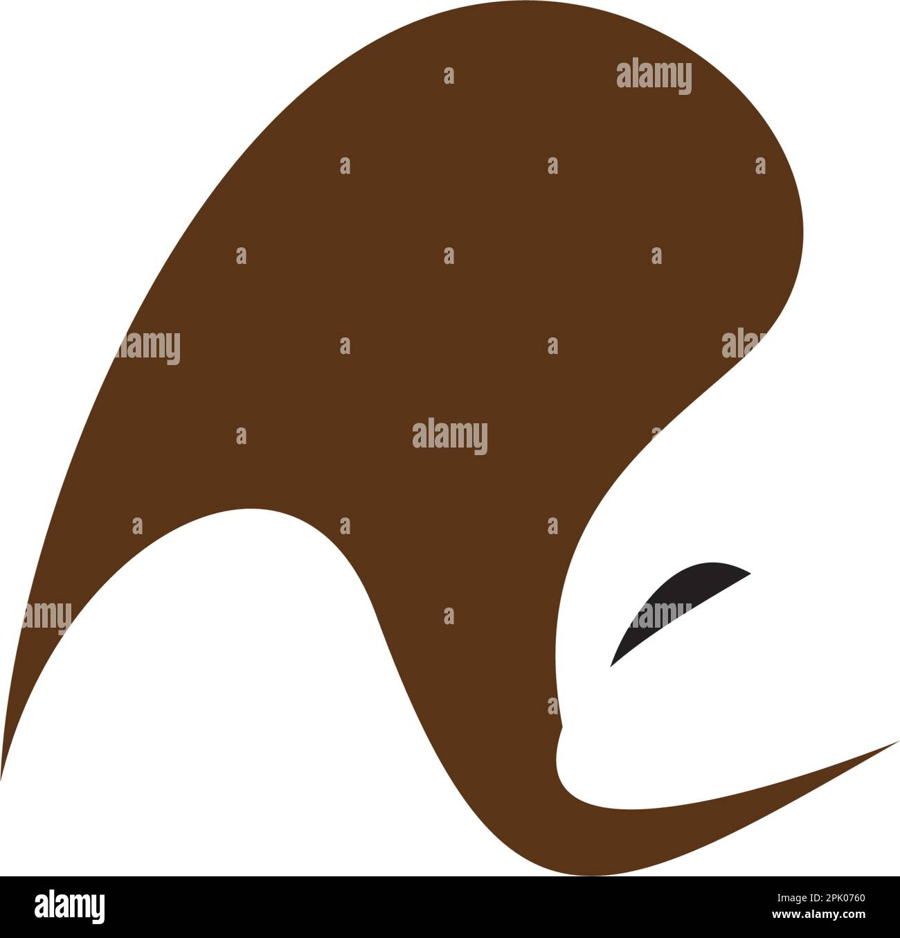 squirrel stylized logo vector icon design Stock Vector