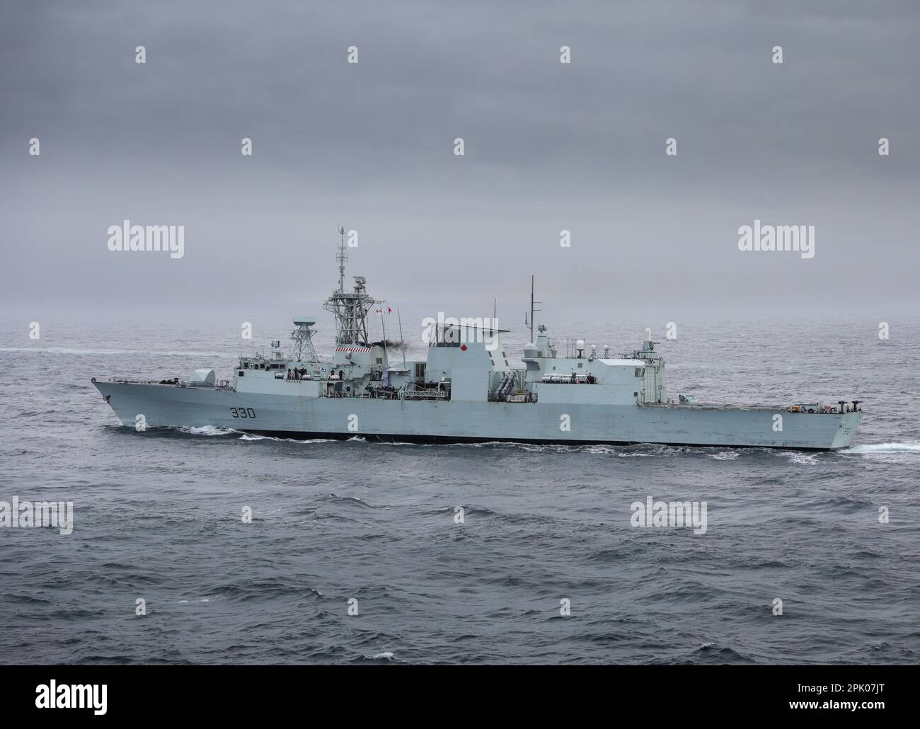 The Royal Canadian Navy frigate HMCS Halifax Stock Photo
