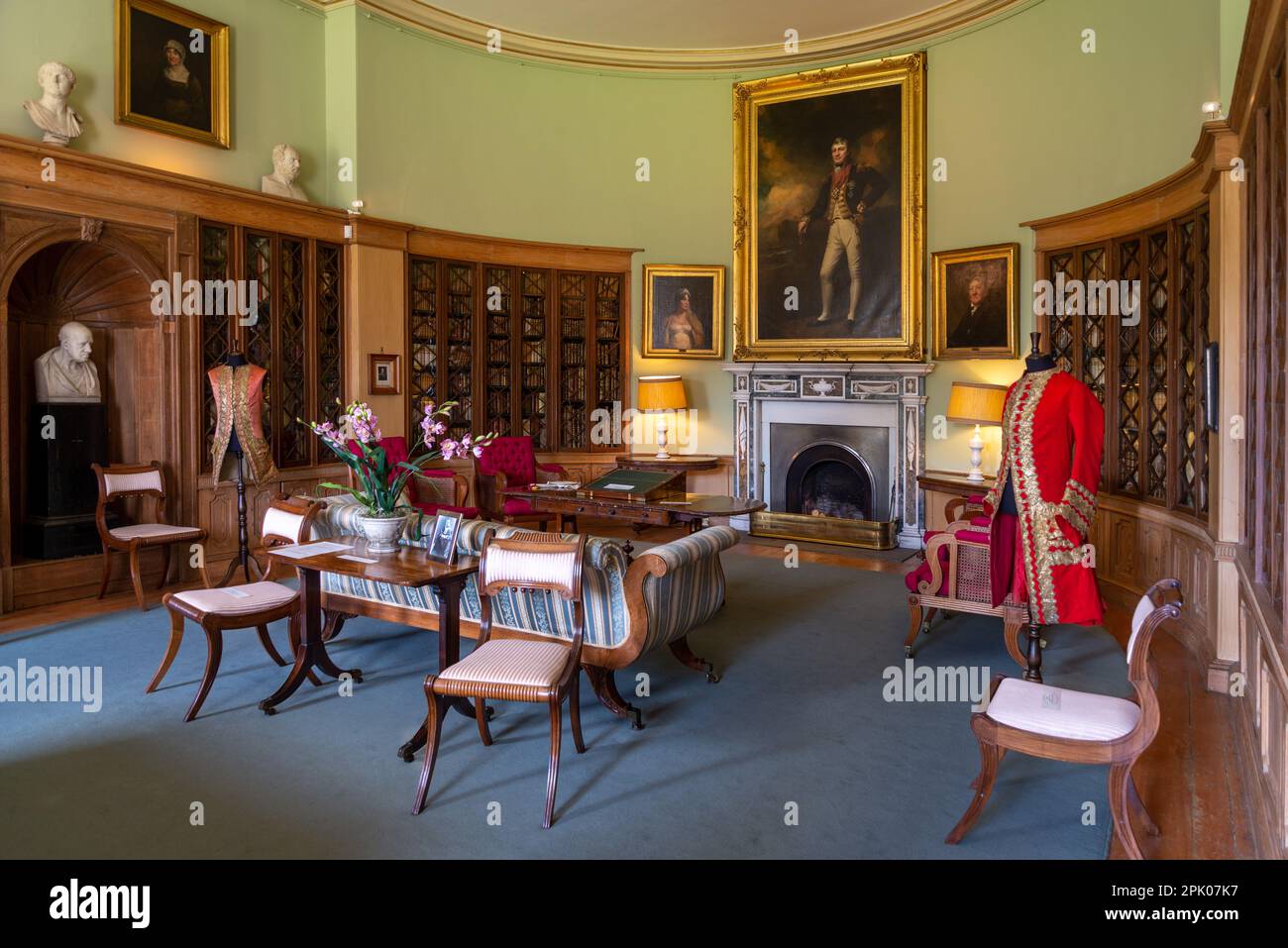The drawing room Paxton House, a historic house at Paxton, Berwickshire, in the Scottish Borders