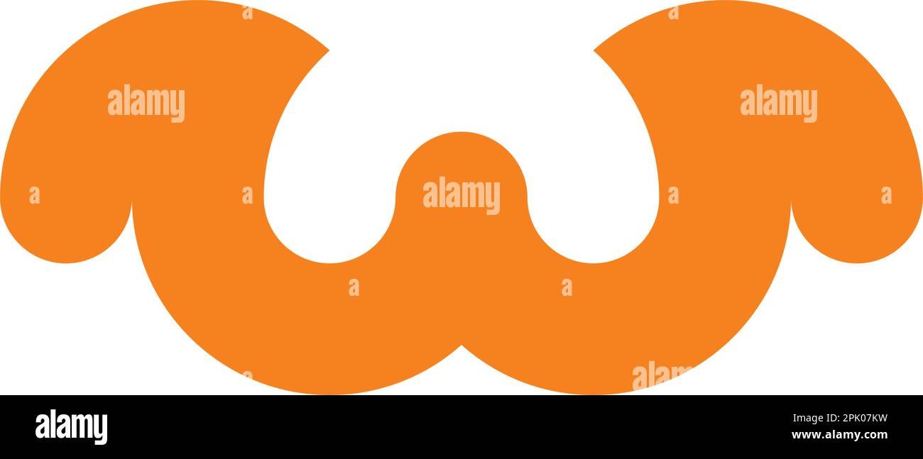 letter w wings logo vector icon design Stock Vector