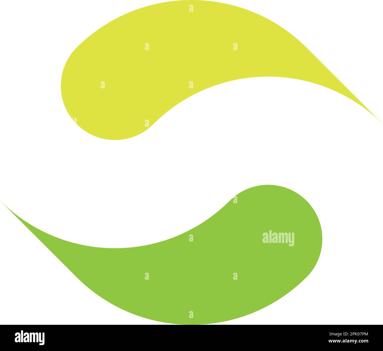 bio eco leaves letter s logo vector design Stock Vector