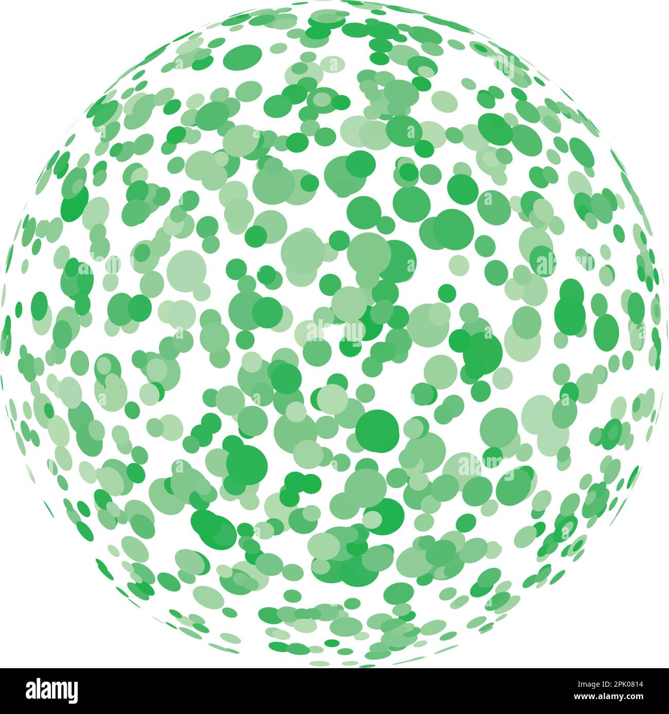 green abstract globe circle vector logo design Stock Vector Image & Art ...
