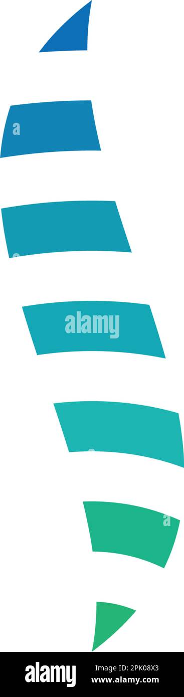 spine orthopedic logo vector icon design Stock Vector