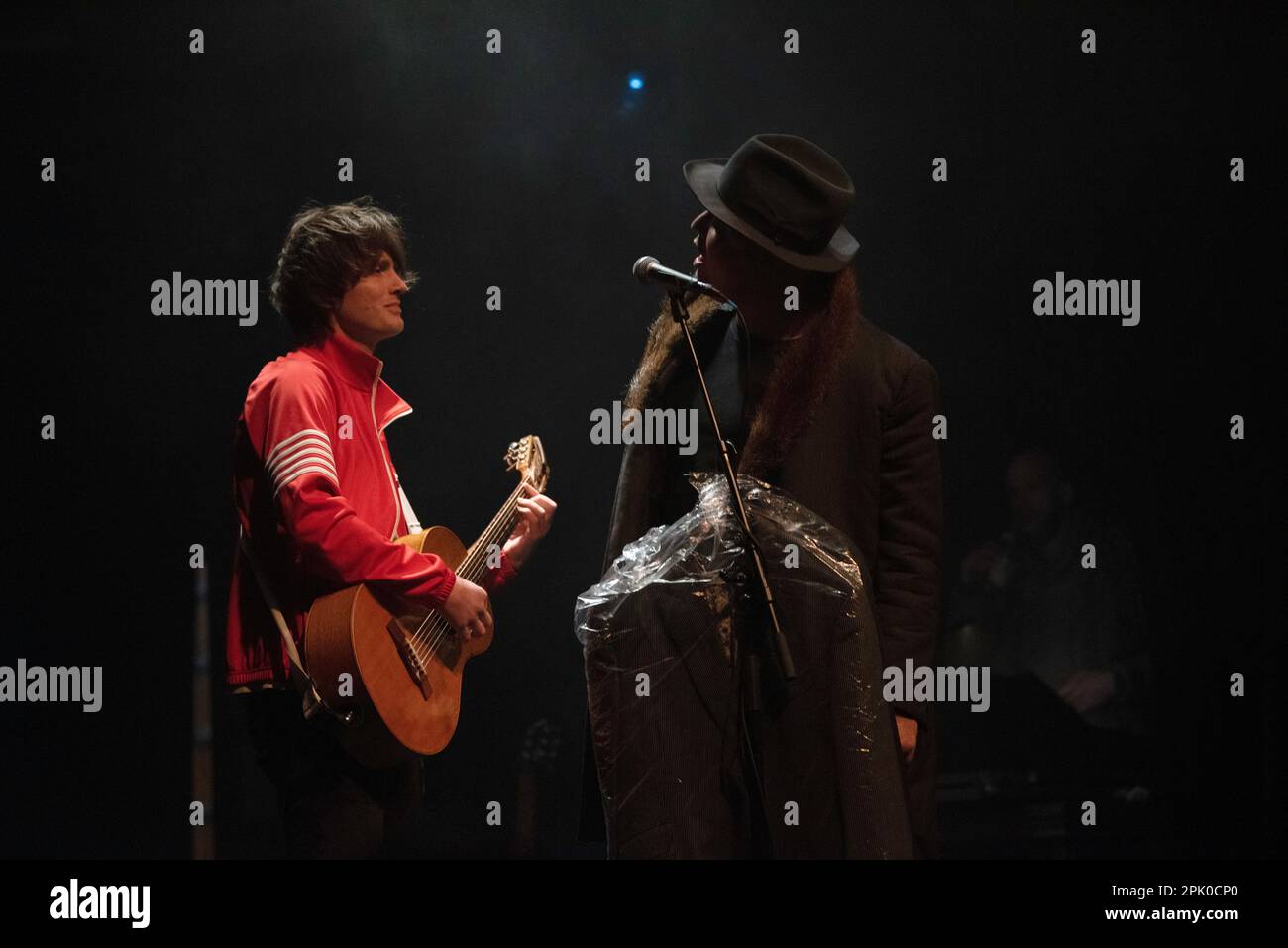 Peter Doherty performing at the Metropol in berlin during the Battered Songbook tour 2023 Stock Photo