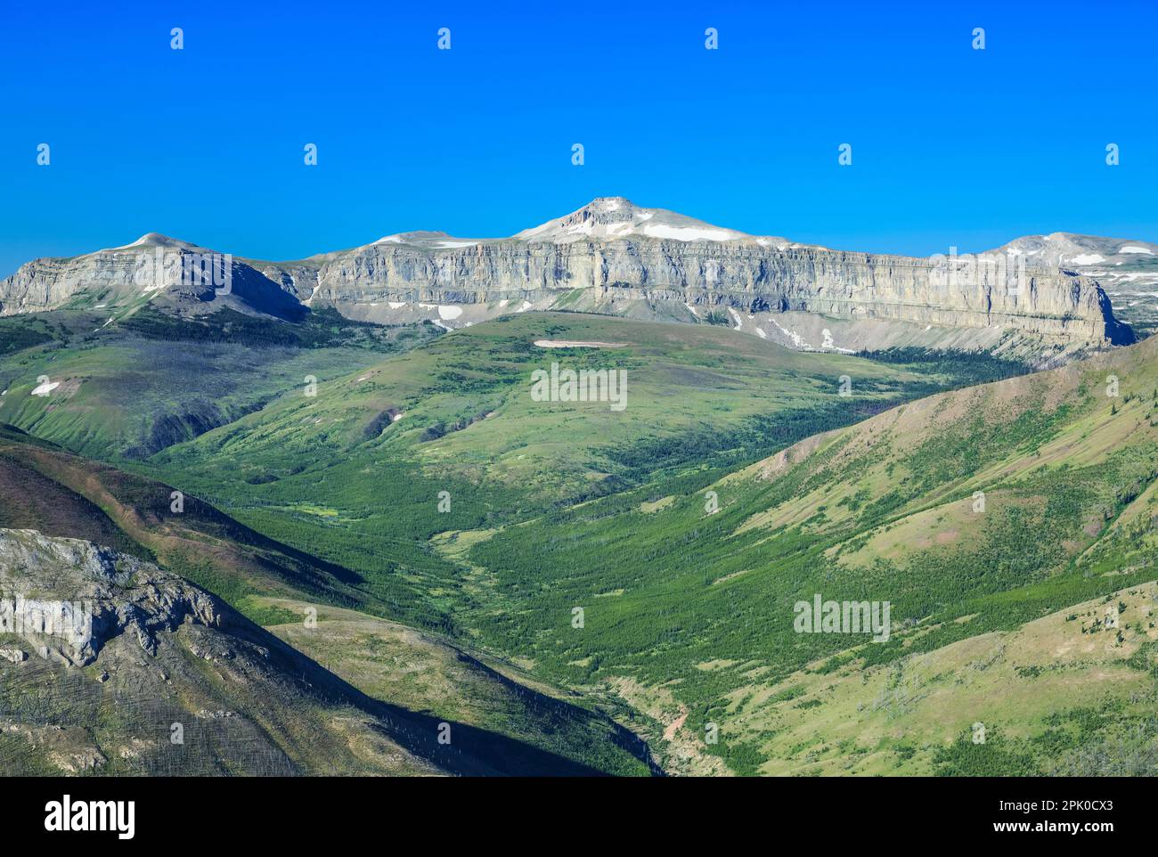 scapegoat mountain in the scapegoat wilderness near augusta, montana Stock Photo
