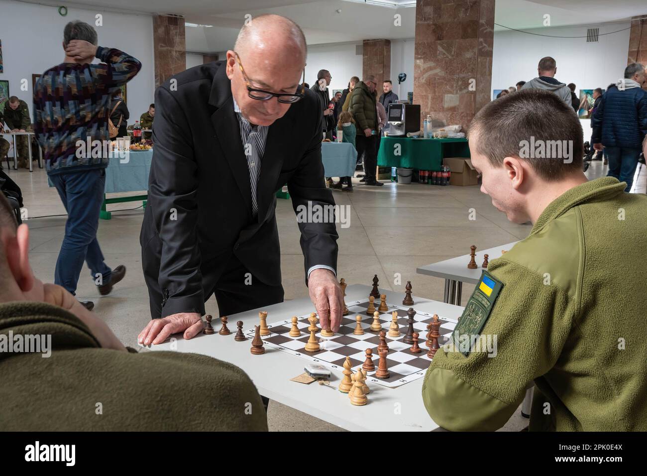 RUSSIA, MOSCOW - FEBRUARY 15, 2023: Russian chess grandmaster Daniil Dubov  is seen during a