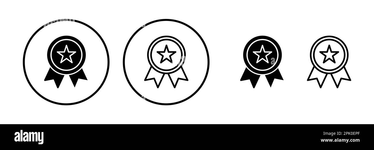 Achieve icon vector. medal icon vector. award. Certificate Stock Vector ...