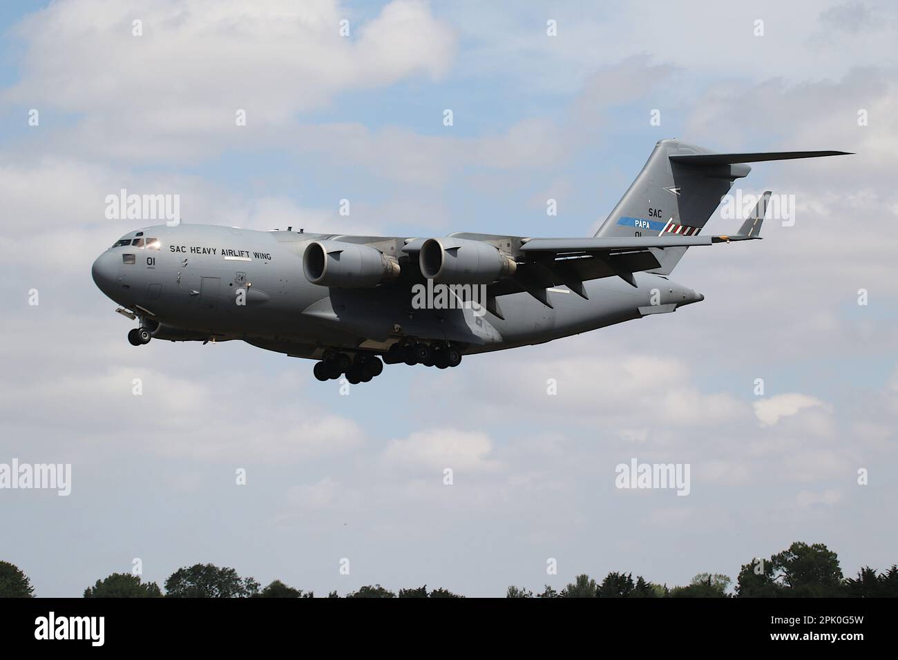 SAC 01, a Boeing C17A Globemaster III operated by NATO's Strategic