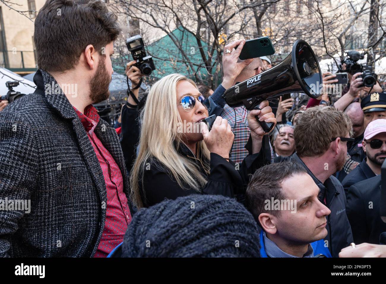 Congresswoman Marjorie Taylor Greene attends pro Trump supporters rally Congresswoman Marjorie Taylor Greene attends pro Trump supporters rally
