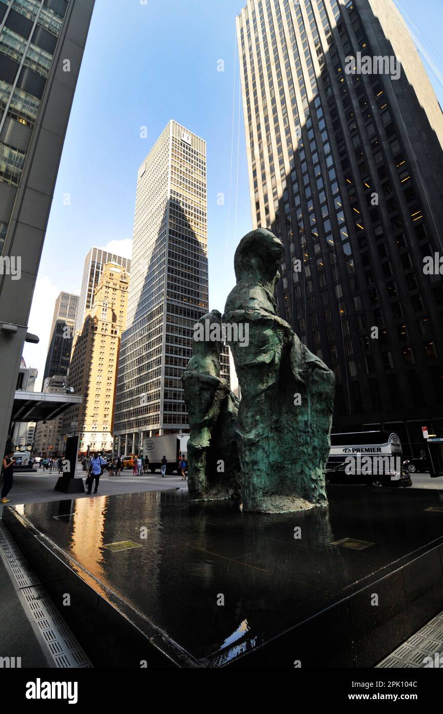 Jim Dine's Venus De Milo Sculptures on the corner of the 6th Ave. and W