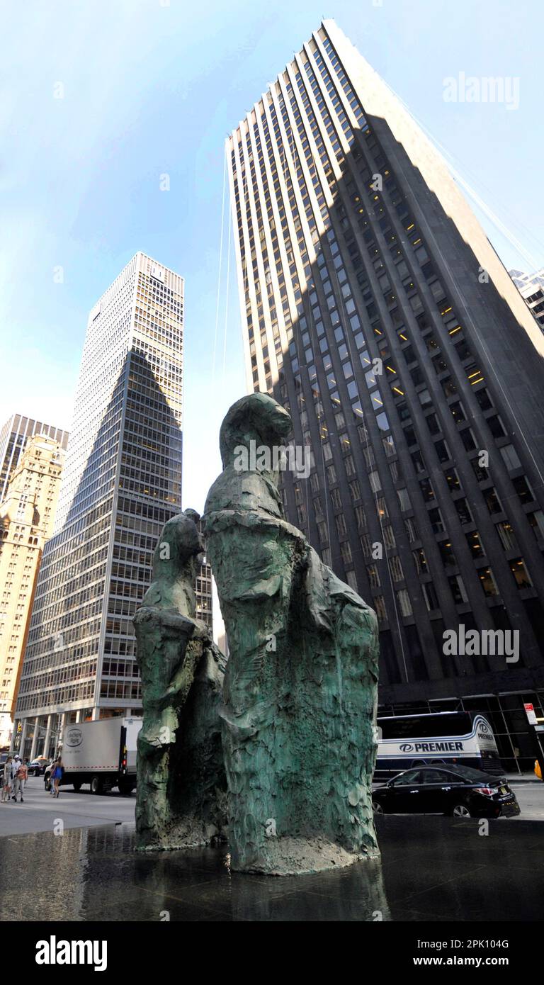 Jim Dine's Venus De Milo Sculptures on the corner of the 6th Ave. and W