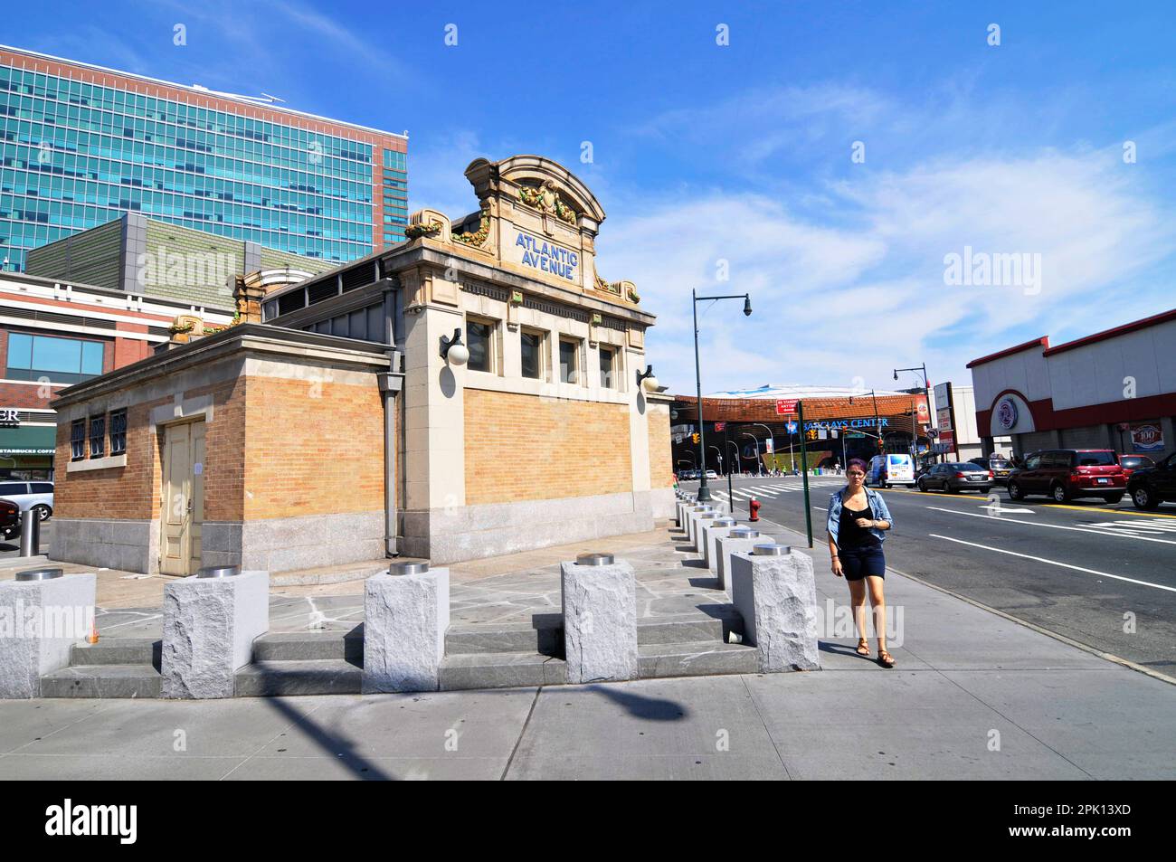 Atlantic Avenue in Brooklyn, New York City, USA Stock Photo - Alamy