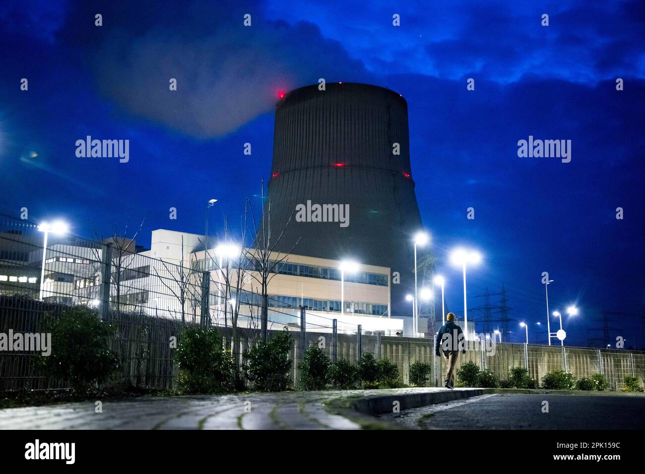 Lingen, Germany. 04th Apr, 2023. The Emsland nuclear power plant. 62
