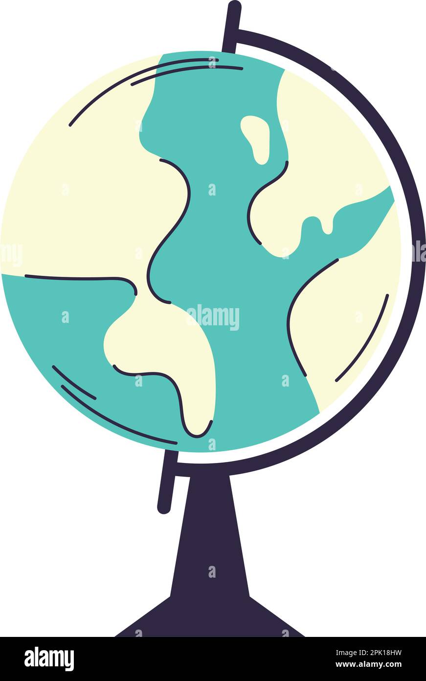 vector school globe map Stock Vector Image & Art - Alamy