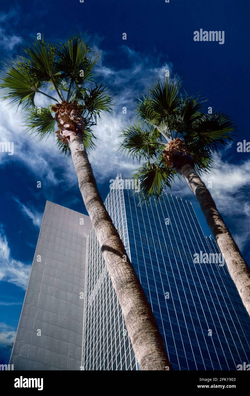 Valley National Bank Building (now Chase Tower), Phoenix, Arizona, USA (1990) Stock Photo
