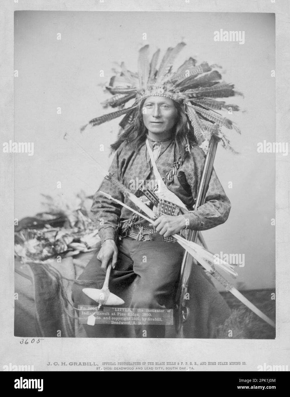 "Little," instigator of Indian Revolt at Pine Ridge Oglala Band