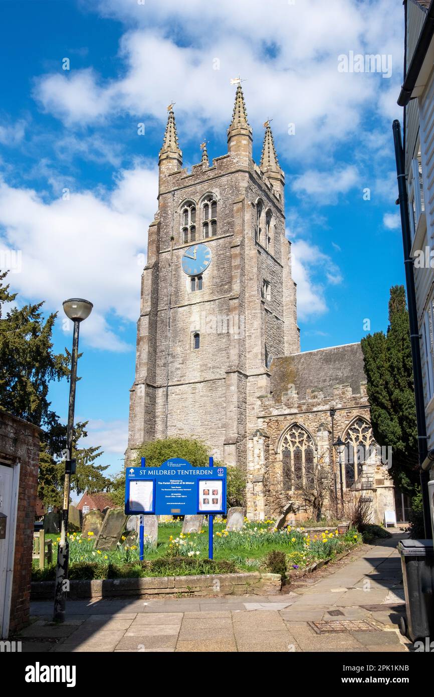 St Mildred's Church, Tenterden, Kent, UK Stock Photo Alamy