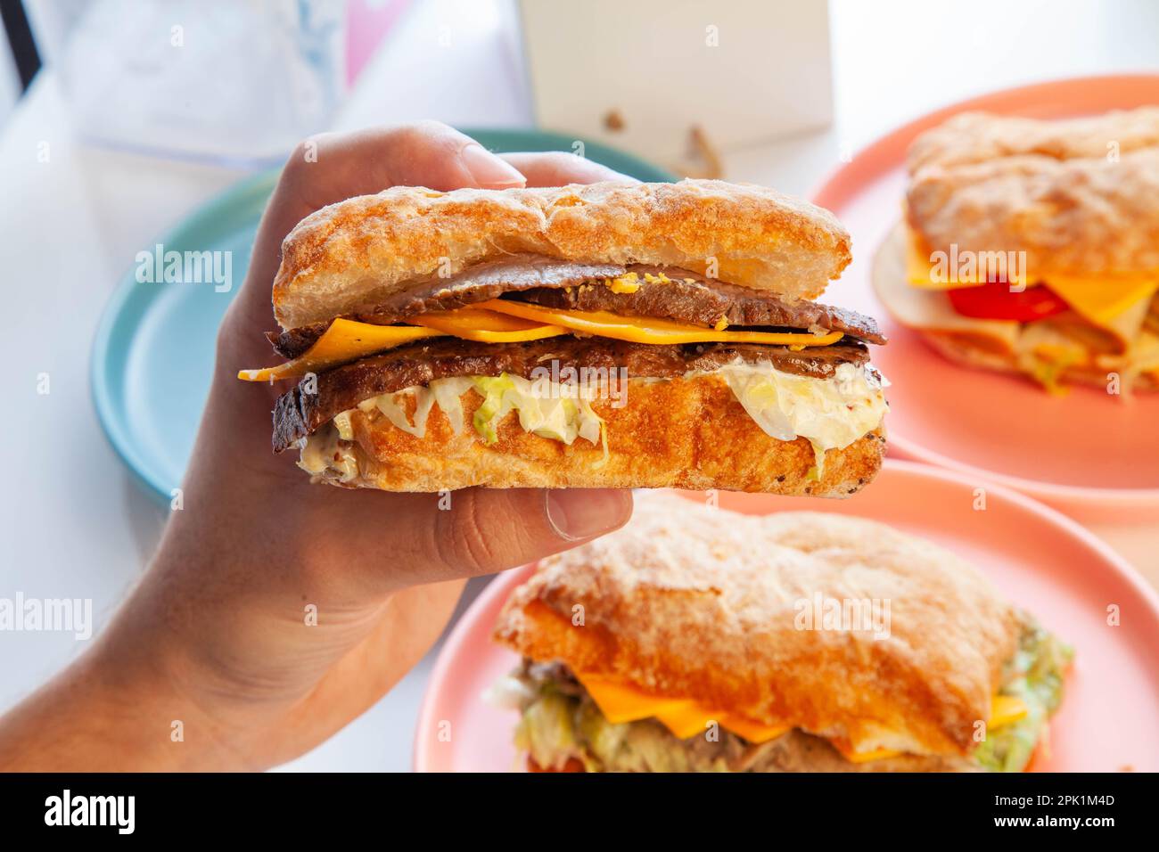 Philly cheese steak subway hires stock photography and images Alamy
