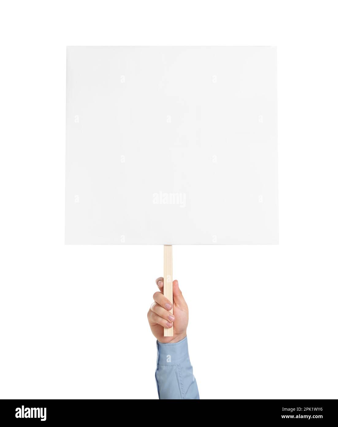 Male activist holding big hi-res stock photography and images - Alamy