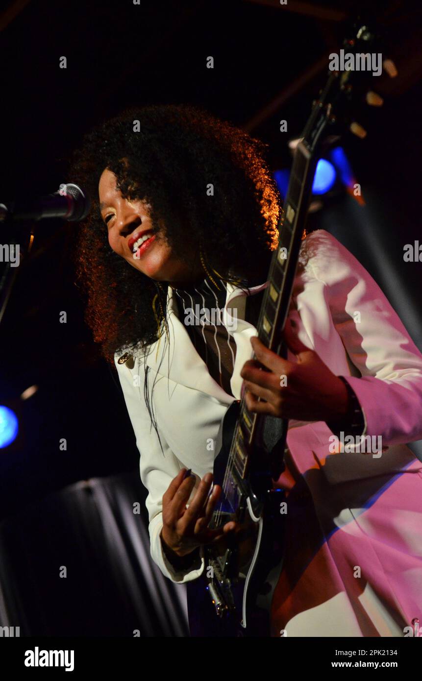 Milan Italy 02/11/2022: Judith Hill live concert at the Blue Note of Milan Stock Photo
